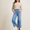 High-Rise Cropped Wide-Leg Jeans