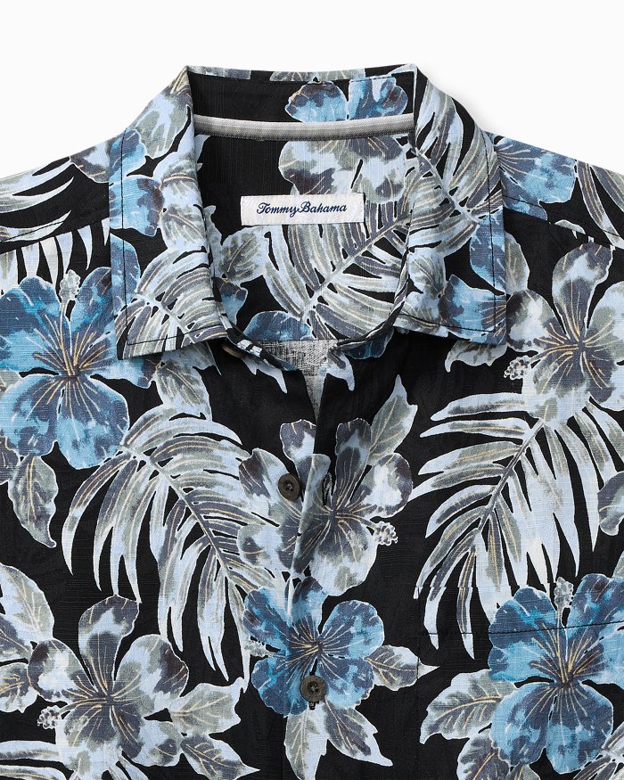 Ravello Blooms Silk Camp Shirt