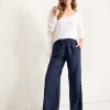 Two Palms High-Rise Linen Easy Pants