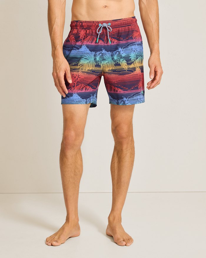 Big & Tall Naples Corsica Coast Swim Trunks