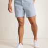 Beach Coast Stretch-Linen 7-Inch Shorts
