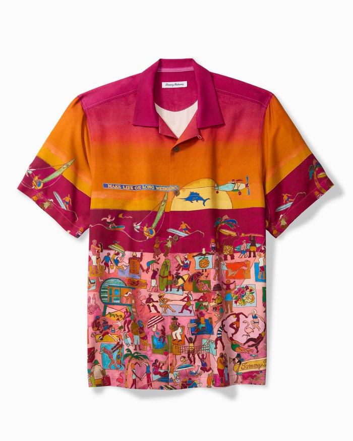 Scenic to Believe It Silk Camp Shirt