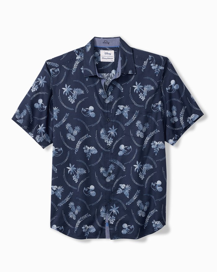 Big & Tall Disney Tortola Mickey Mouse Camp Shirt