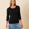 Collegiate Ashby Isles Rib 3/4-Sleeve T-Shirt