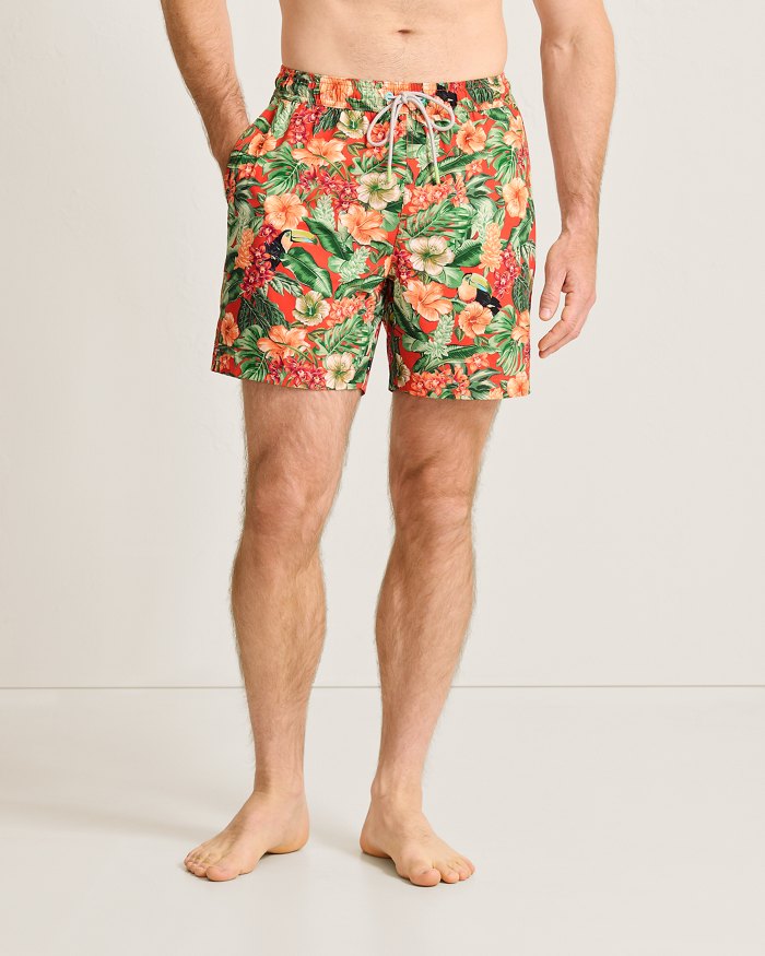 Naples Toucan Paradise 6-Inch Swim Trunks