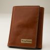 Leather Traveler Trifold Wallet