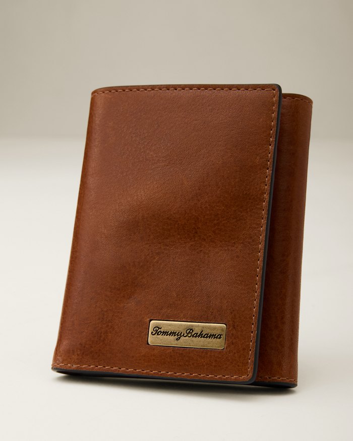 Leather Traveler Trifold Wallet