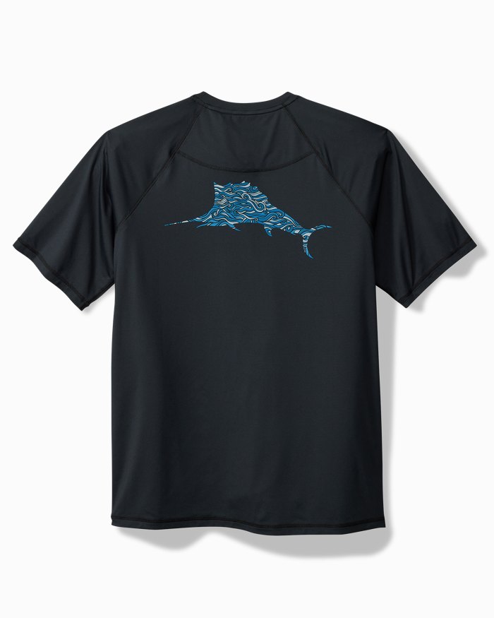 Big & Tall Chill Time Surf IslandZone® Short-Sleeve Rash Guard