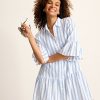 Bonita Stripe Coverup Shirt Dress