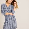 Sophia Clear Waters Faux-Wrap Dress