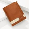 Nylon Inlay Trifold Wallet