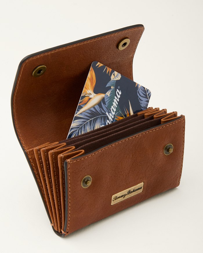 Leather Accordion Card Case