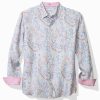 Playa Blanca Paisley Linen Shirt