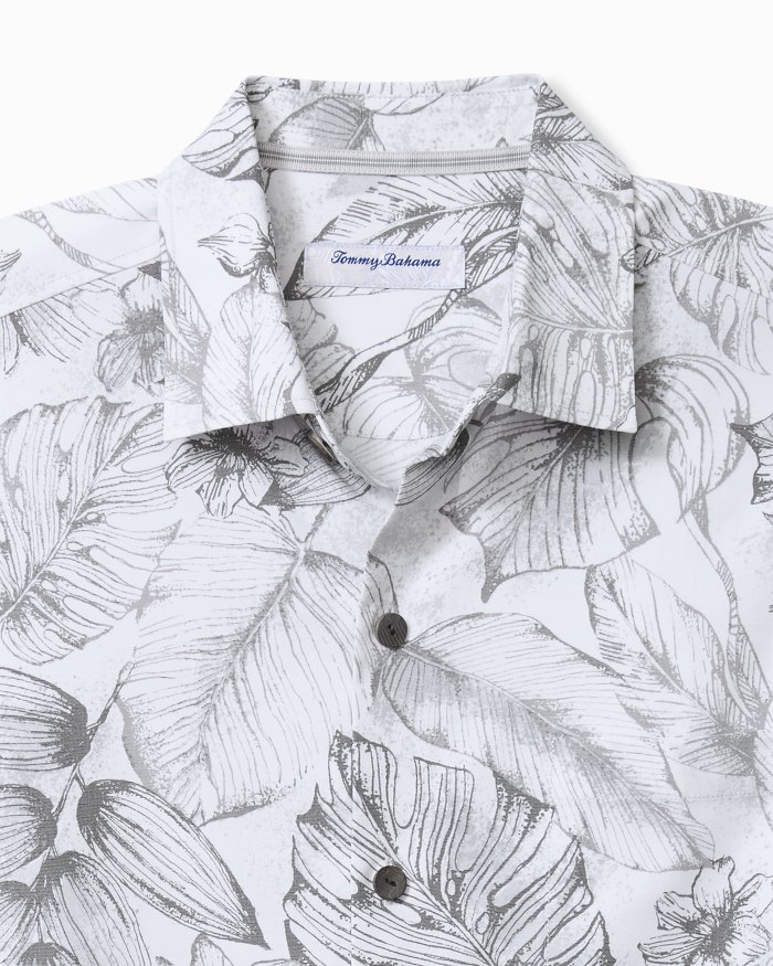 Big & Tall Coastal Ease Frond Escape IslandZone® Camp Shirt