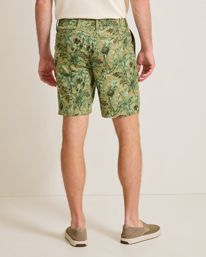 Pima Verde Stretch-Linen 9-Inch Shorts