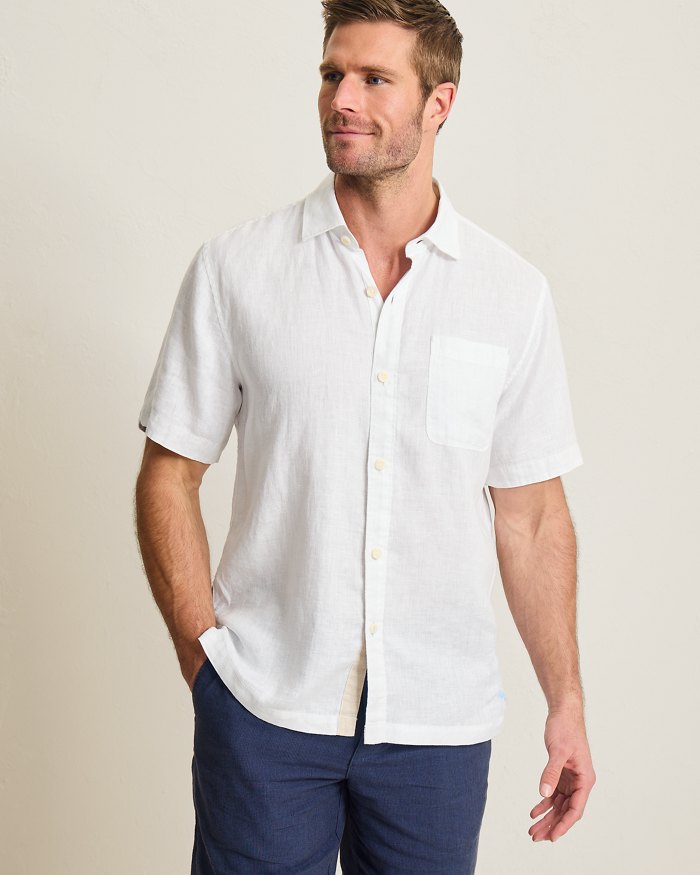 Paradise Breezer Linen Short-Sleeve Shirt