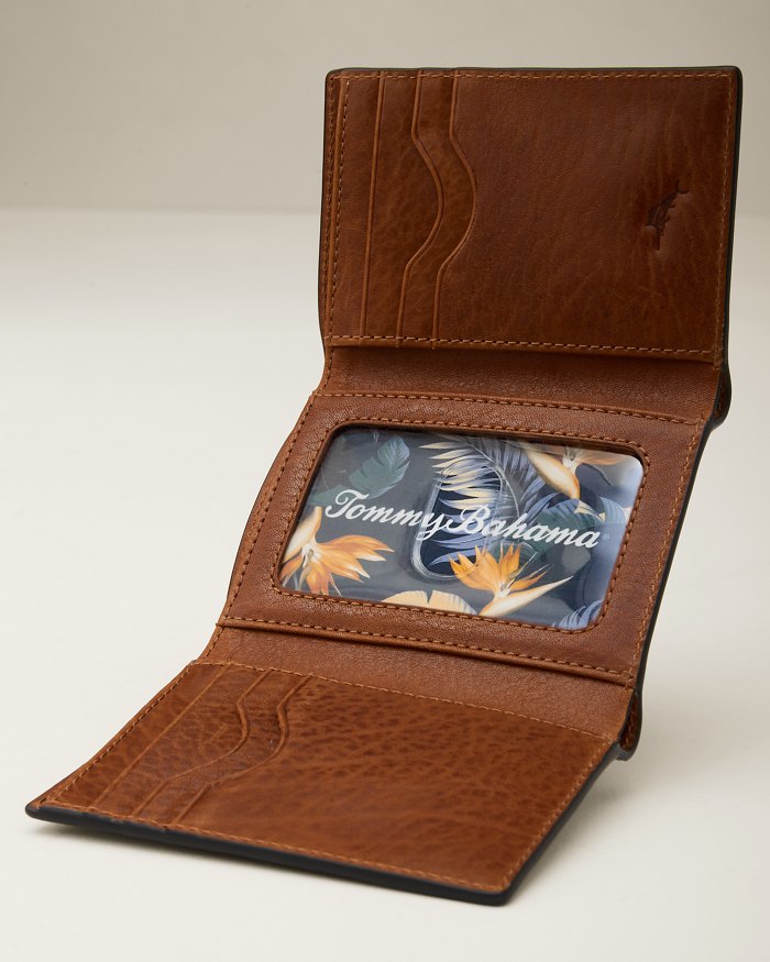 Leather Traveler Trifold Wallet