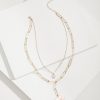 Tropical Blooms Hibiscus Charm Layered Necklace
