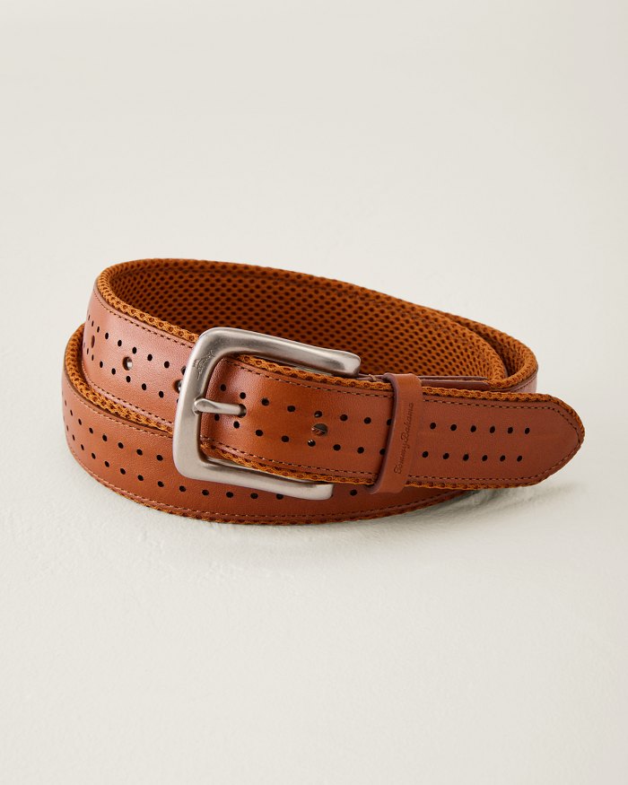 Leather Perforated Belt
