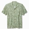 Big & Tall Vista Mar Leaf It To Me IslandZone® Camp Shirt