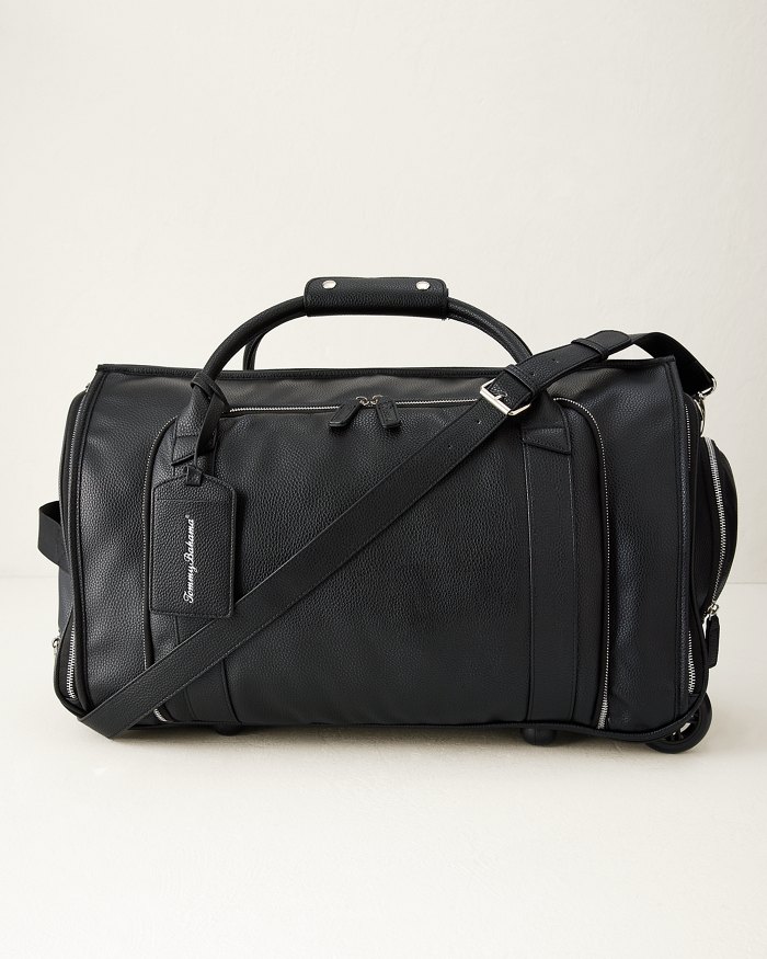 Brett Black 2-In-1 Roller Garment Duffel Bag