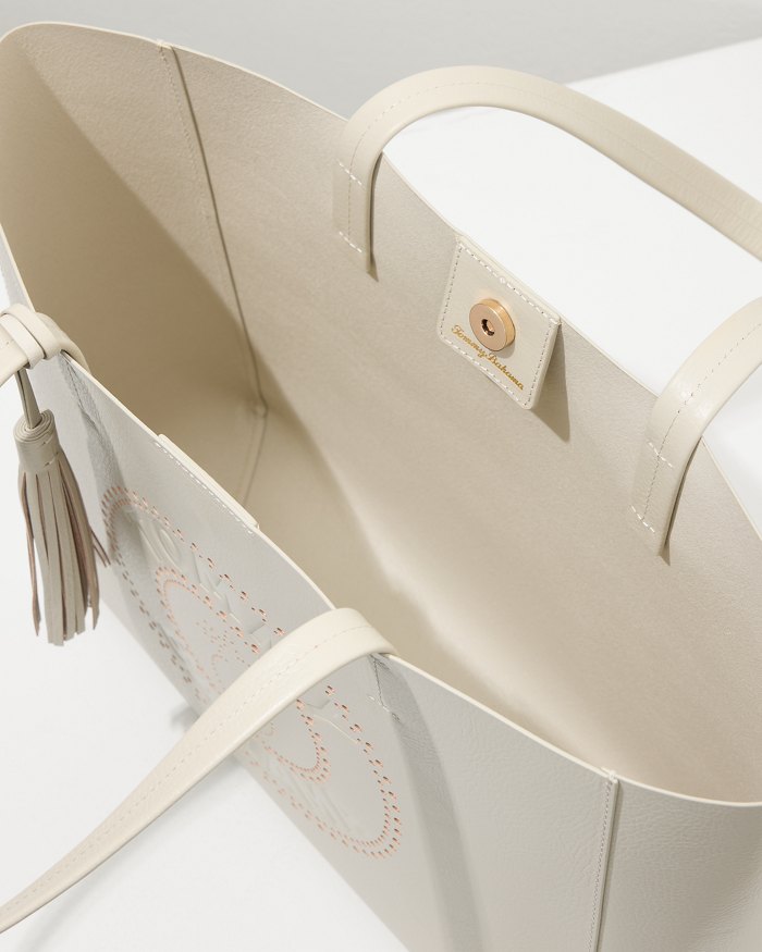 Tommy Bahama Perforated Leather Tote