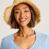 Raffia Packable Bucket Hat