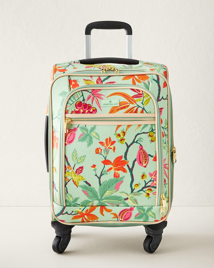 Richmond Hill Sea Foam 20-Inch Rolling Suitcase