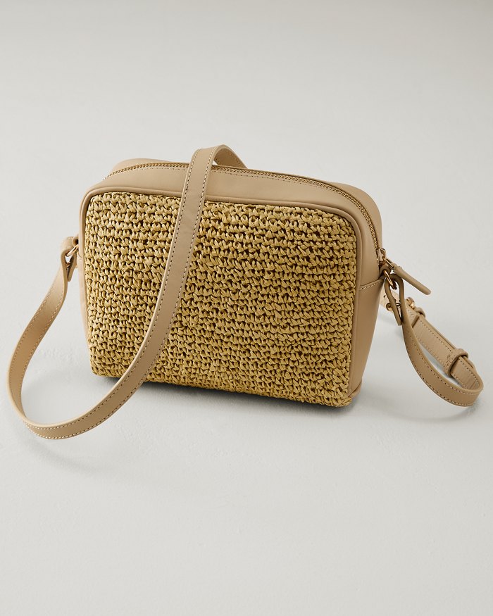 Raffia Camera Bag