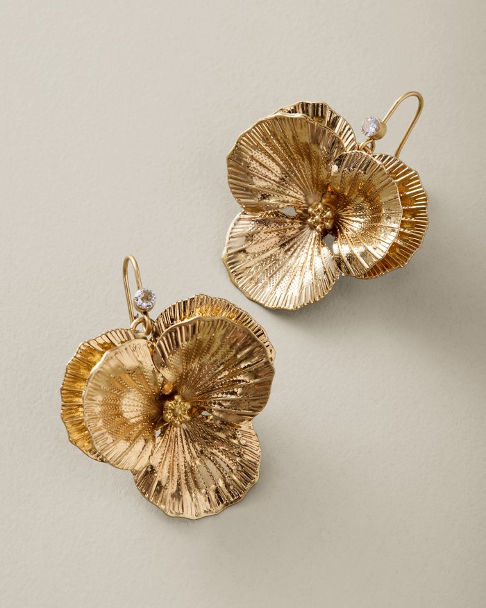 Flora Isles Flower Statement Earrings