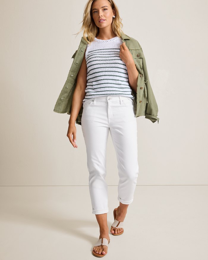 Ella Mid-Rise Slim Boyfriend Jeans