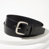 Raw Edge Leather Belt