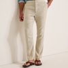 Beach Coast Linen-Blend Elastic-Waist Pants