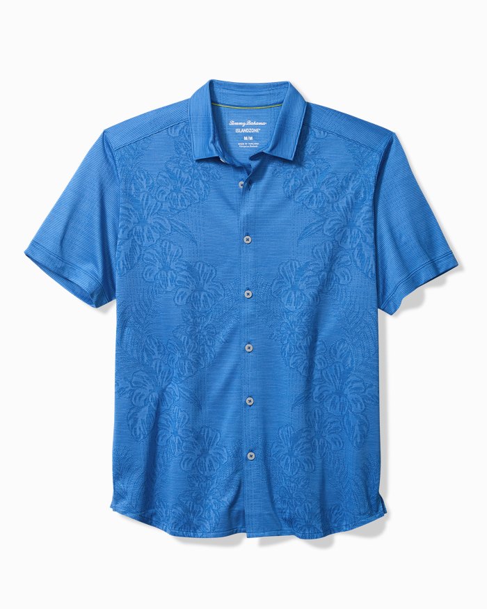 Big & Tall Palm Coast Cascade Vines IslandZone® Knit Shirt