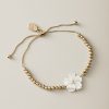 Flora Isles Mother of Pearl Hibiscus Bracelet