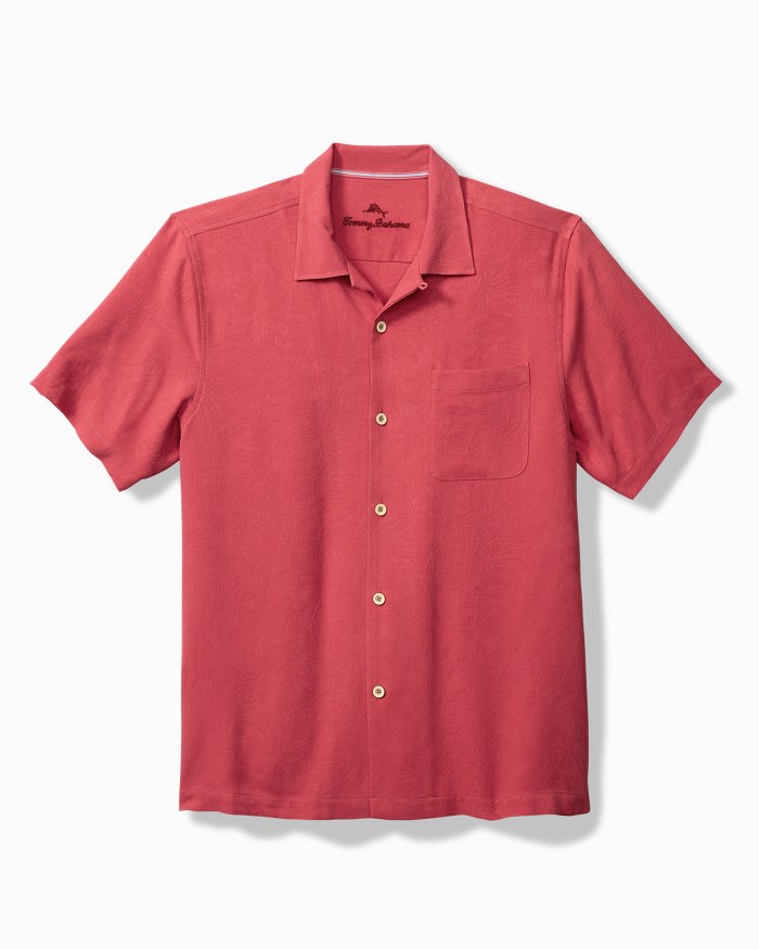 Big & Tall Tropic Isles Silk Camp Shirt