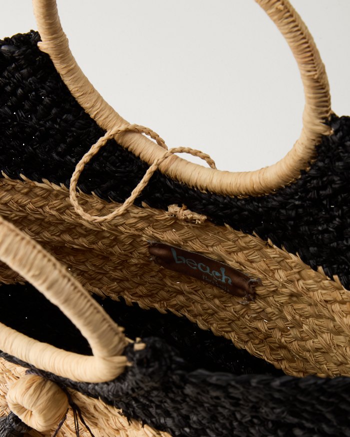 Caladesi Raffia Beach Tote