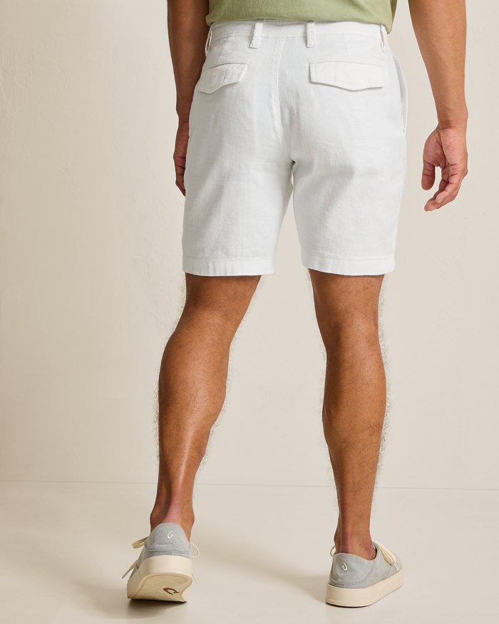 Big & Tall Beach Coast Stretch-Linen Shorts