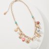 Coral Isles Sealife Charm Statement Necklace