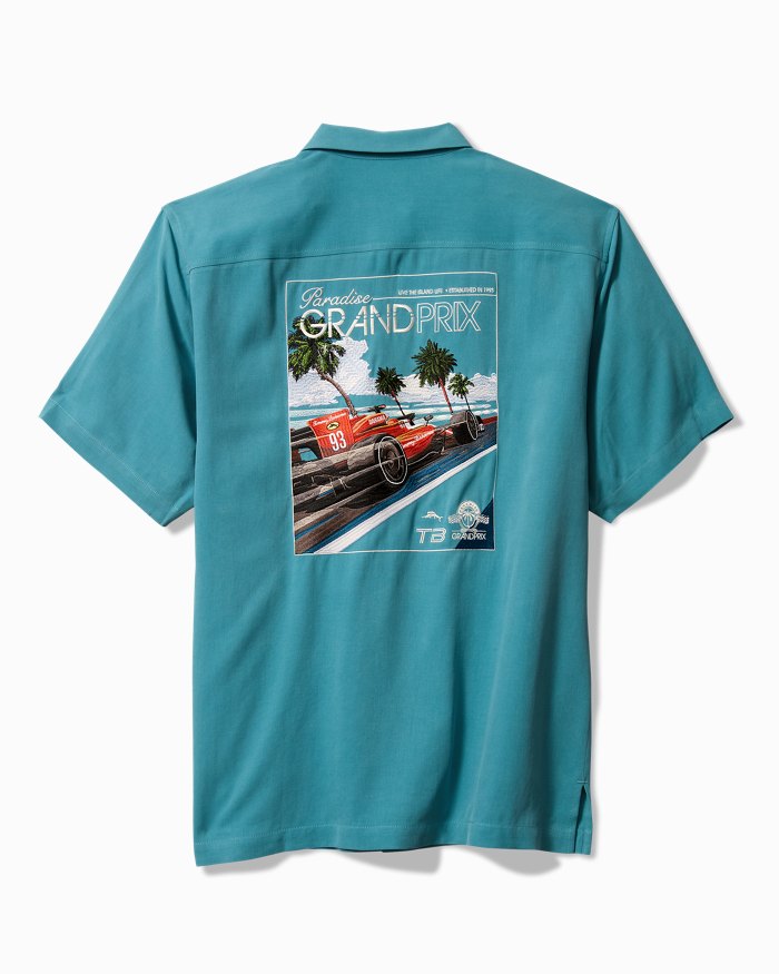 Tommy Bahama Grand Prix Silk Camp Shirt
