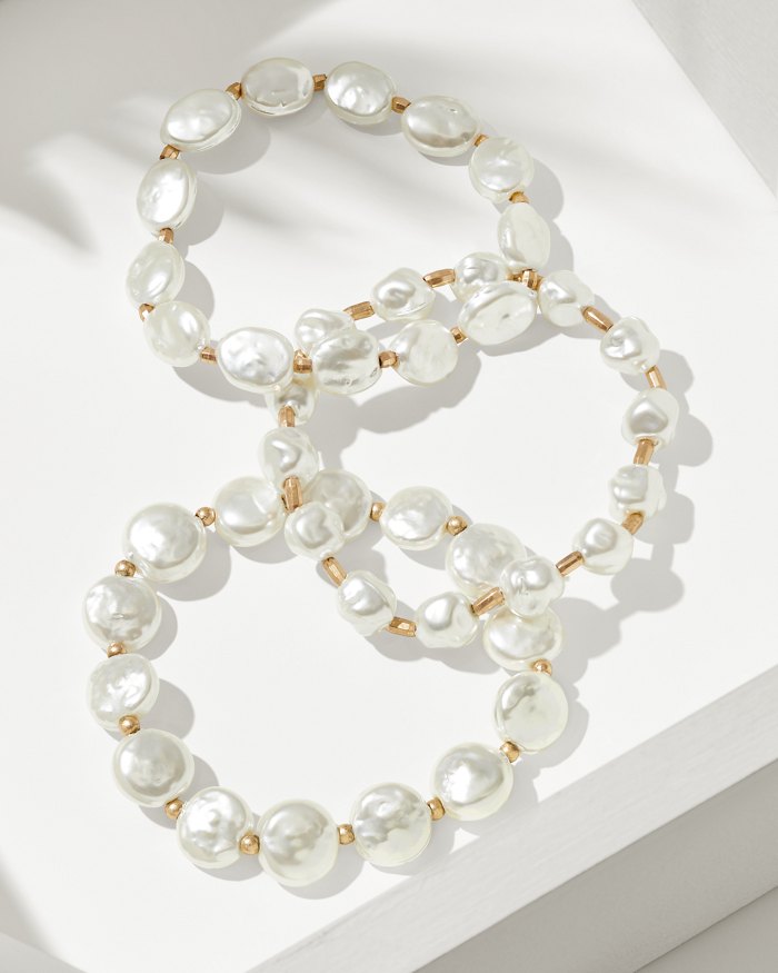 Pearl Island Stretch Bracelet Set