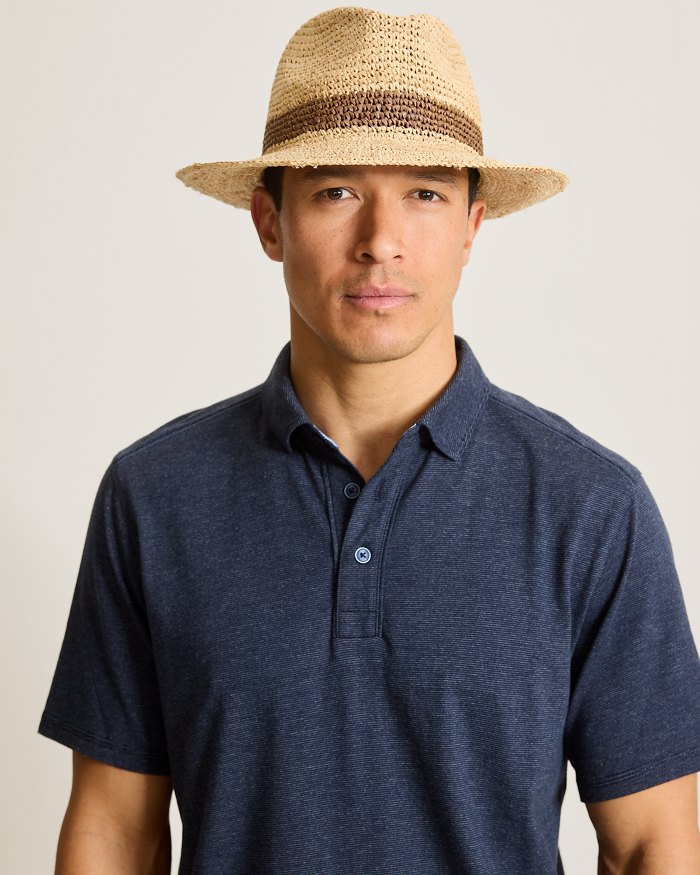 Crochet Raffia Packable Hat