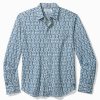 Big & Tall San Lucio Tiles Away Stretch Knit Shirt