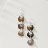 Marco Island Grey Multi-Shell Drop Earrings