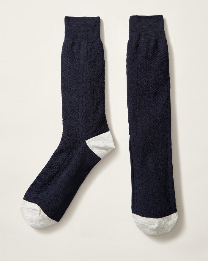 Lauhala Weave Socks