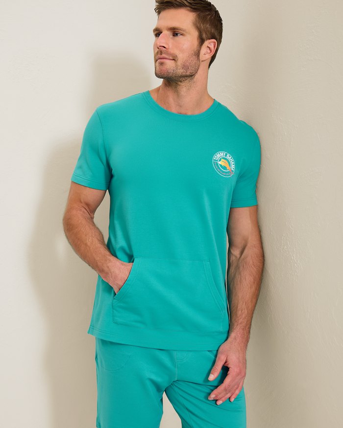 Big & Tall Terry Short-Sleeve Crew T-Shirt