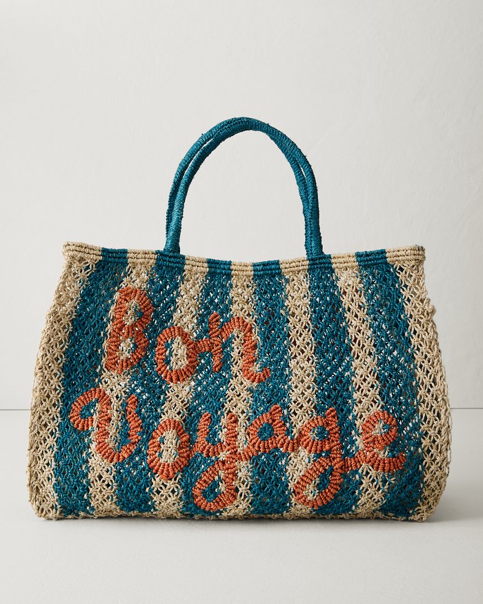 Bon Voyage Jute Tote