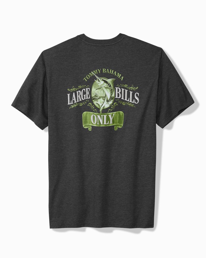 Big & Tall Large Bills Only Graphic T-Shirt