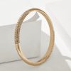 Pearl Island Gold Pave Bangle