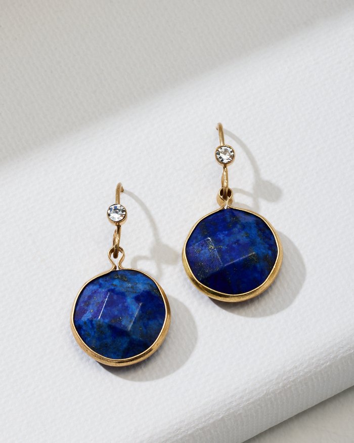 Sapphire Seas Lapis Drop Earrings
